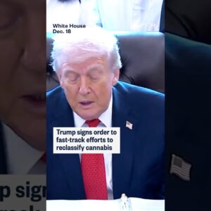 Trump signs order to fast-track efforts to reclassify cannabis
