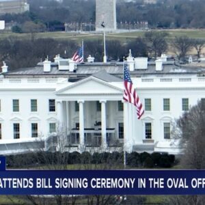 COMING SOON: President Trump attends bill signing ceremony in the Oval Office