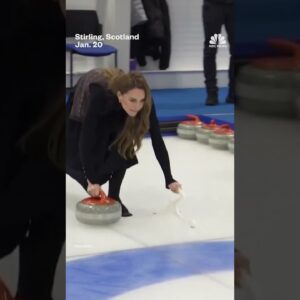 Princess William and Princess Kate go curling with the U.K.'s Olympic and Paralympic teams