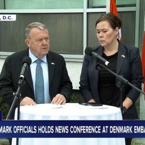 LIVE: Officials from Greenland and Denmark hold news conference in D.C.