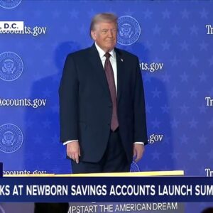 COMING UP: President Trump delivers remarks at summit touting federal savings accounts for newborns