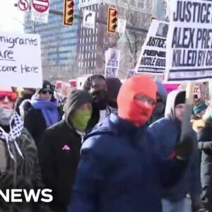 Crowds gather across the country protesting ICE presence in Minneapolis