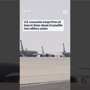 U.S. evacuates troops from air base in Qatar ahead of possible Iran military action
