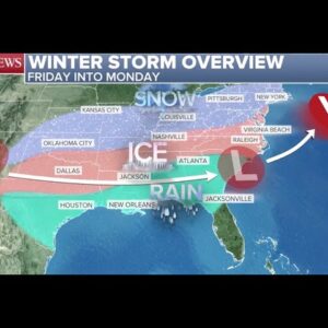 Tracking significant weekend winter storm: LIVE
