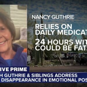 Savannah Guthrie and siblings release video message on Nancy Guthrie's disappearance