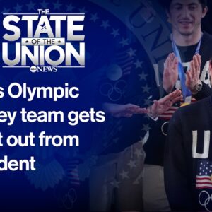 State of the Union: U.S. men's Olympic hockey team honored by Trump