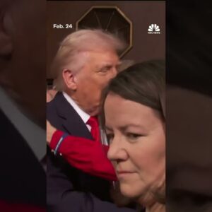 Trump arrives to deliver the 2026 State of the Union