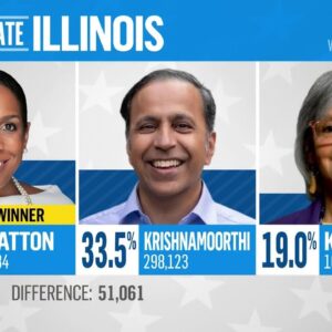 Juliana Stratton wins Democratic Senate primary in Illinois, NBC News projects