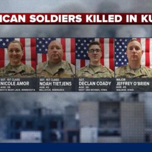 6 fallen American soldiers in Iranian drone strike identified