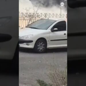 Eyewitness video shows airstrike on Tehran