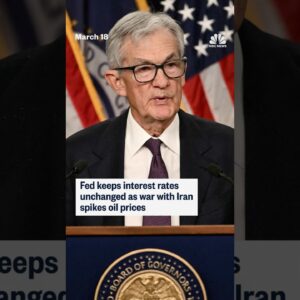 Fed keeps interest rates unchanged as war with Iran spikes oil prices