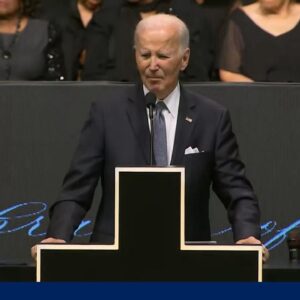 FULL REMARKS: Former President Joe Biden pays tribute to Jesse Jackson