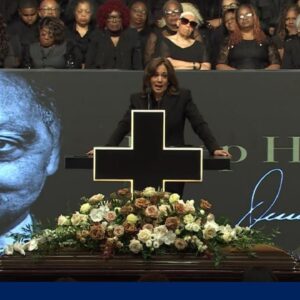 Kamala Harris honors Jesse Jackson's legacy at his celebration of life