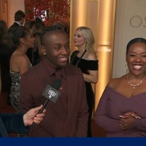 Oscars 2026: Miles Caton makes red carpet arrival