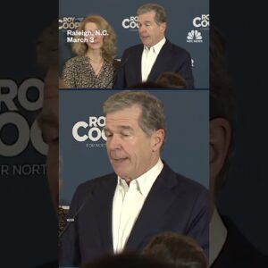 Roy Cooper celebrates projected win in North Carolina Senate primary