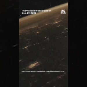 Russian missile attack on Kyiv seen from space