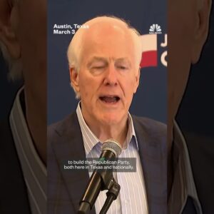 John Cornyn blasts opponent Ken Paxton after Texas GOP Senate race advances to runoff