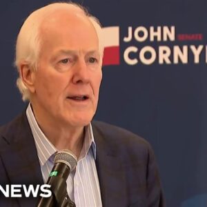 Cornyn blasts 'self-centered' Paxton after Texas GOP Senate race advances to runoff