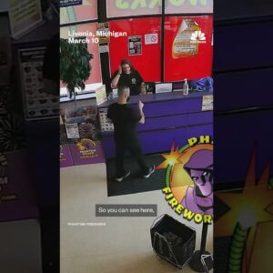 Video shows Michigan synagogue suspect buying $2K worth of fireworks