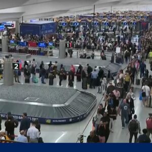 What airport lines look like right now