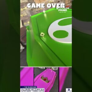 A Brazilian manufacturer is creating Super Mario themed coffins