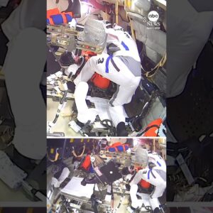 Artemis II astronauts begin entering capsule