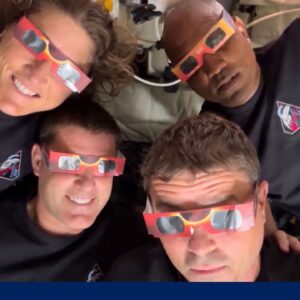 Artemis II on course back to Earth as NASA releases new moon images