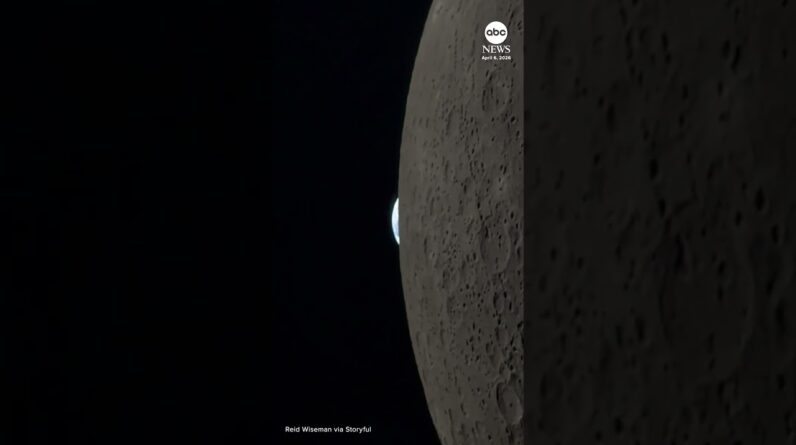 Astronaut captures stunning 'Earthset' from Artemis II