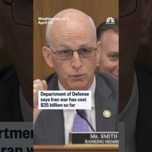 Department of Defense says Iran war has cost $25 billion so far