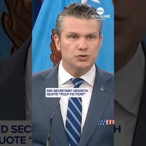 Did Pete Hegseth quote "Pulp Fiction?"