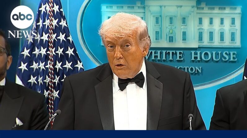 SPECIAL REPORT: Trump speaks after shooting incident outside White House Correspondents' Dinner