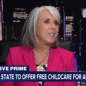 Gov. Michelle Lujan Grisham explained how New Mexico funds universal child care