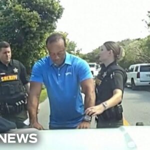 Florida sheriff releases video showing Tiger Woods’ DUI arrest