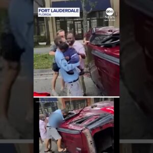 Good Samaritans in South Florida rescue family after car crash