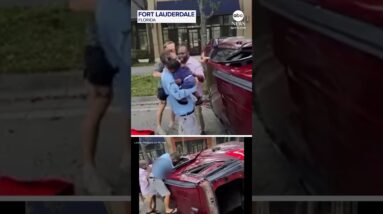 Good Samaritans in South Florida rescue family after car crash