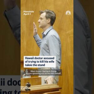 Hawaii doctor accused of trying to kill his wife takes the stand