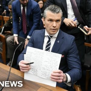 Hegseth calls Democrats the 'biggest adversary’ in the Iran war