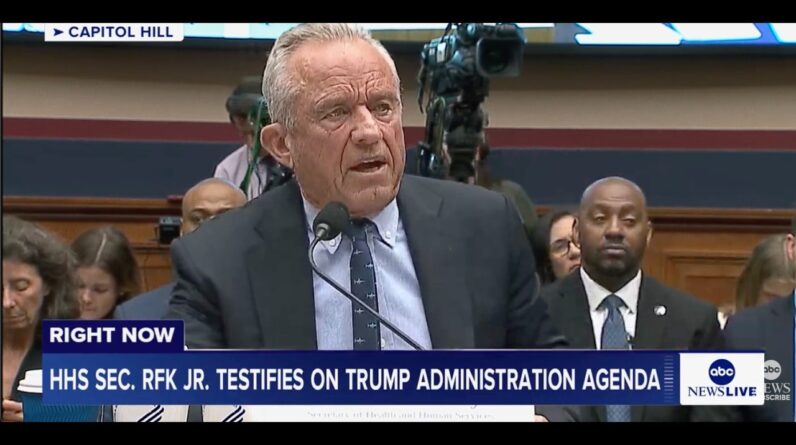 HHS Sec. RFK Jr. testifies on Trump administration agenda: LIVE