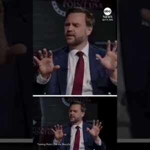 JD Vance heckled during Turning Point event