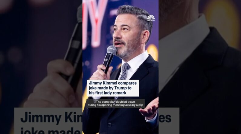 Jimmy Kimmel compares joke made by Trump to his first lady remark