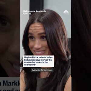 Meghan Markle calls out online bullying, says she 'was the most trolled person in the entire world'