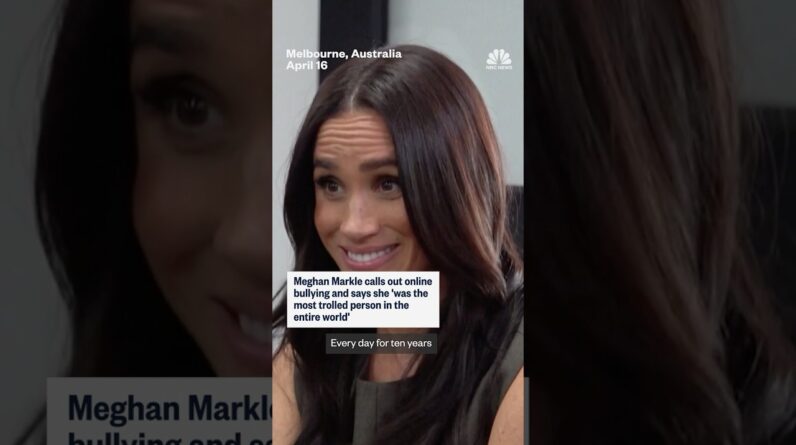 Meghan Markle calls out online bullying, says she 'was the most trolled person in the entire world'