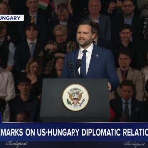 LIVE: Vice President JD Vance delivers remarks in Budapest, Hungary