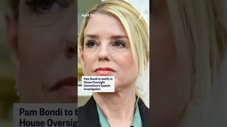 Pam Bondi to testify in House Oversight Committee's Epstein investigation