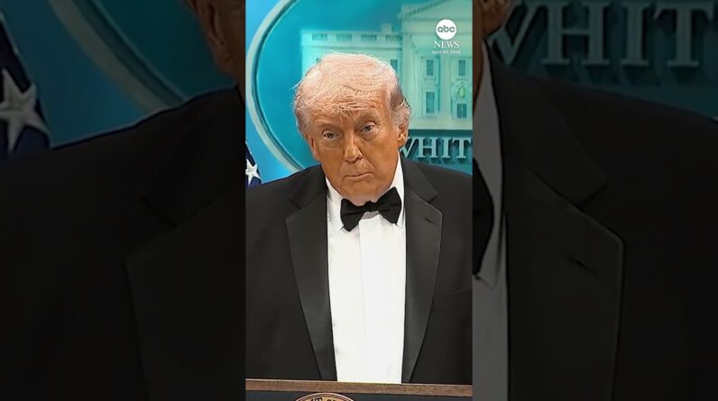 President Trump speaks after shooting incident at White House Correspondents' dinner