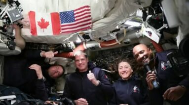 NBC News talks to Artemis II crew as they speed toward the moon