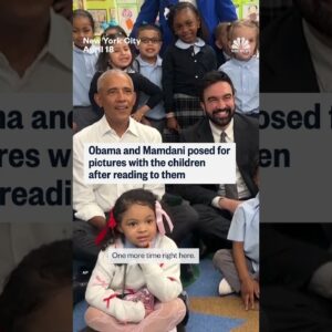 Obama and Mamdani meet preschoolers in the Bronx