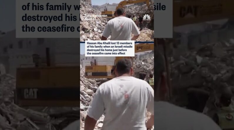 Pre-ceasefire missile kills Lebanese man’s whole family