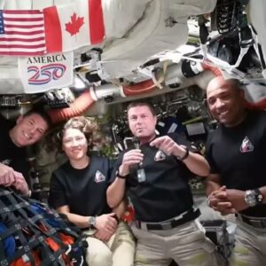 President Trump speaks with NASA Artemis II astronauts in space