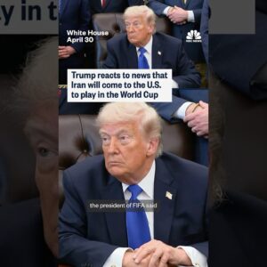 Trump reacts to news that Iran will come to the U.S. to play in the World Cup